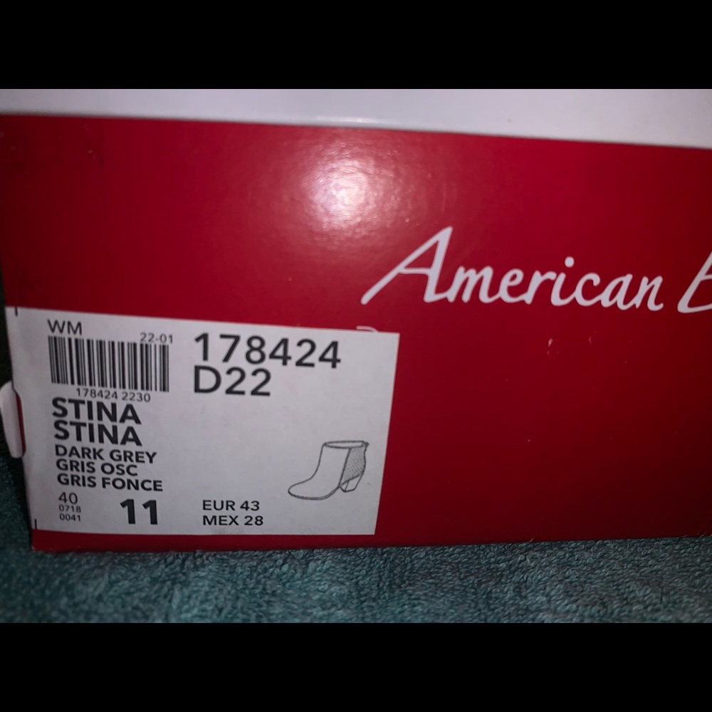 Size 11 grey women’s ankle boots